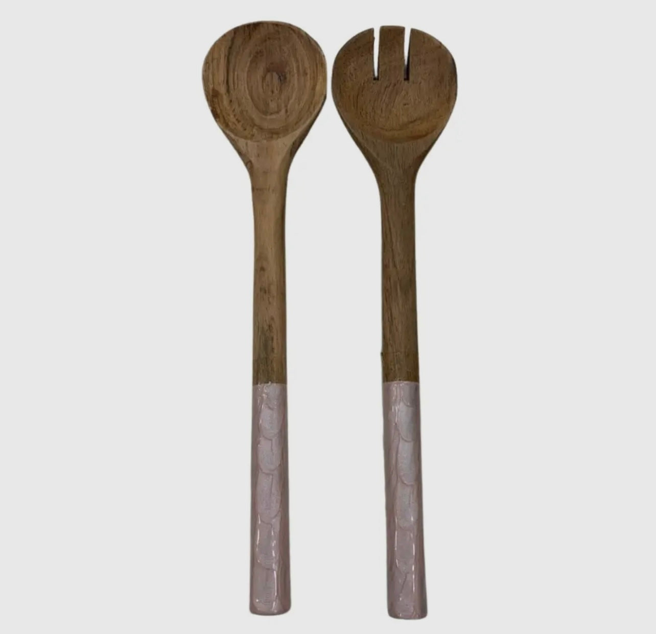 Godinger - Enamel Pearl Salad Servers