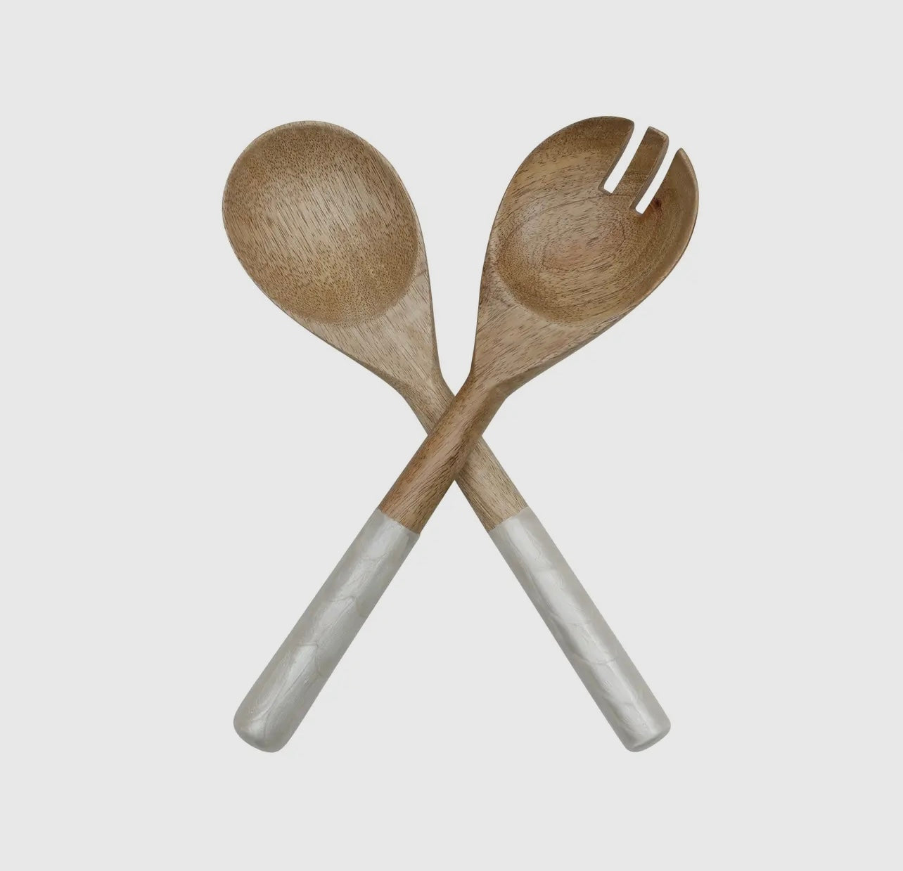 Godinger - Enamel Pearl Salad Servers