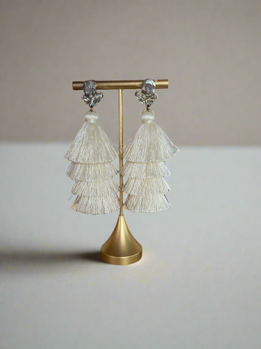 Olive & Piper- Tiered Fringe Earrings