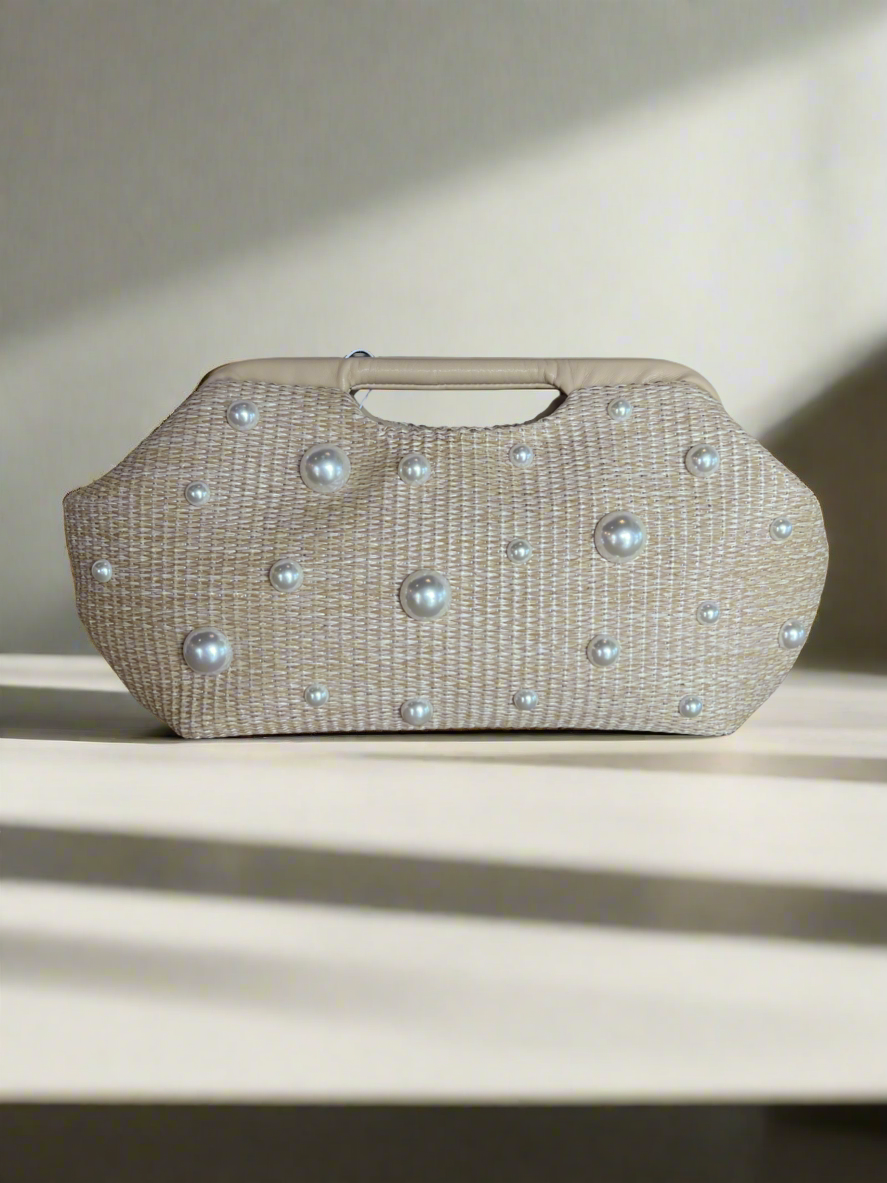 Mallory Pearl Clutch