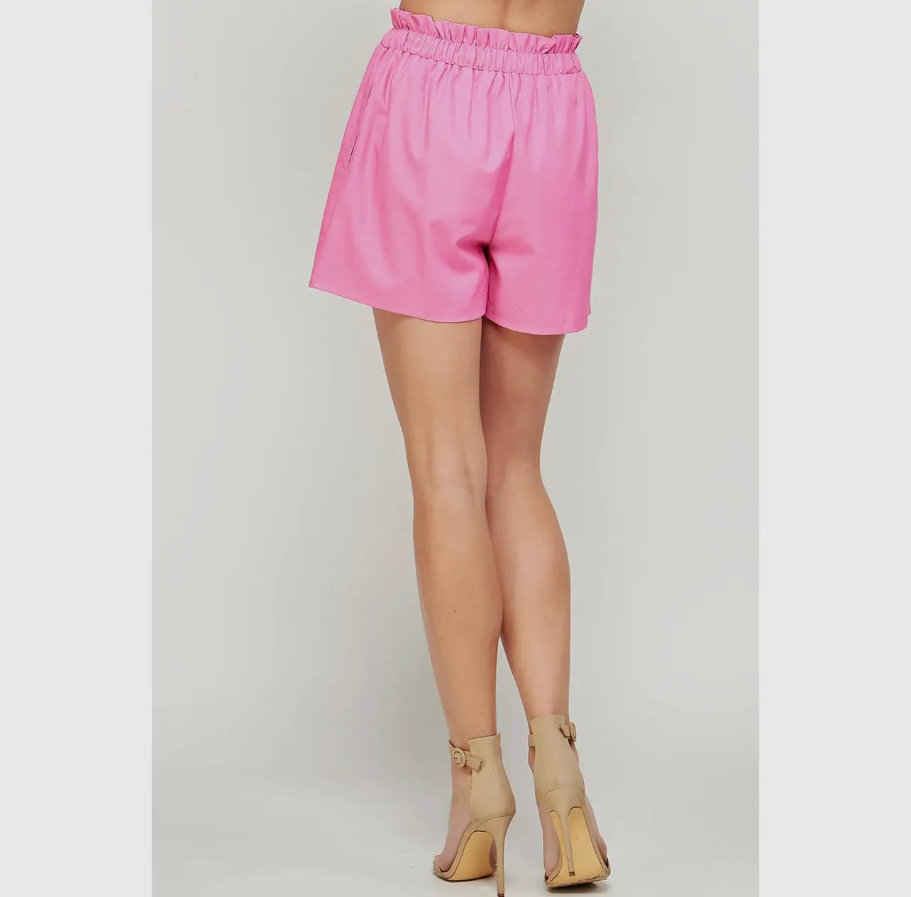 Strut & Bolt - Paper Bag Waist Linen Short